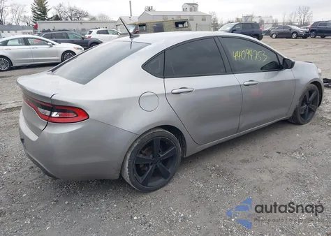 2015 Dodge Dart Sxt из США, поврежденный, VIN 1C3CDFBB0FD125296